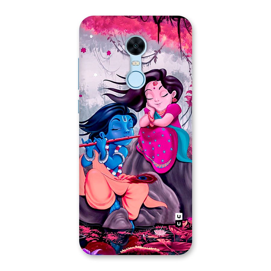 Cute Radha Krishna Back Case for Redmi Note 5