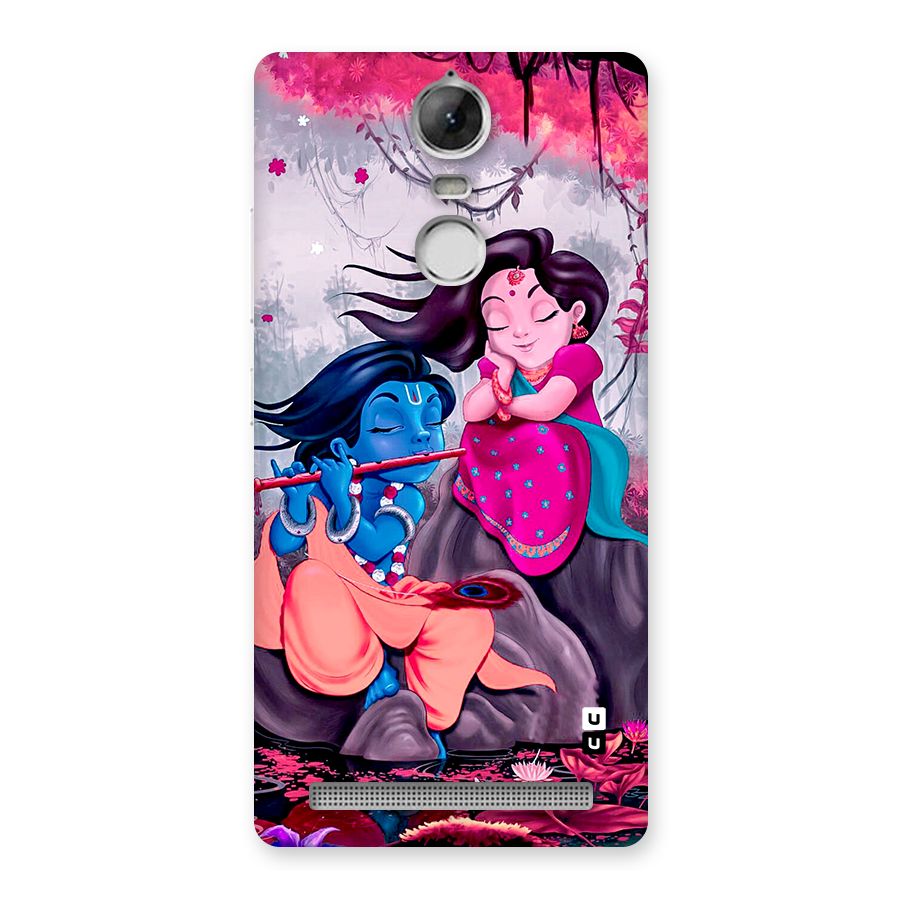 Cute Radha Krishna Back Case for Vibe K5 Note