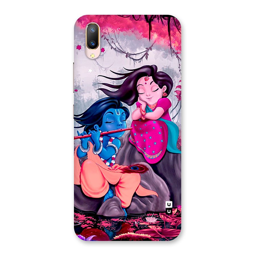 Cute Radha Krishna Back Case for Vivo V11 Pro