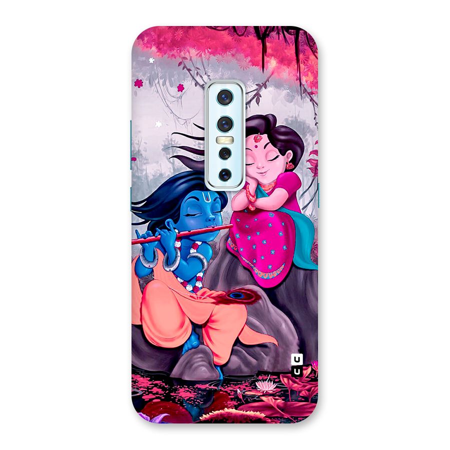 Cute Radha Krishna Back Case for Vivo V17 Pro