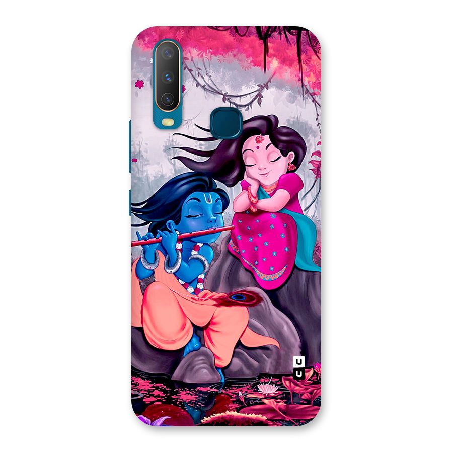 Cute Radha Krishna Back Case for Vivo Y11