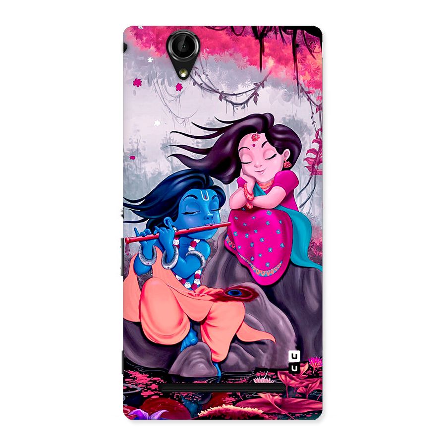 Cute Radha Krishna Back Case for Xperia T2