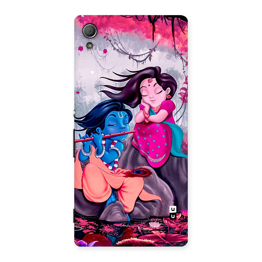 Cute Radha Krishna Back Case for Xperia Z3 Plus