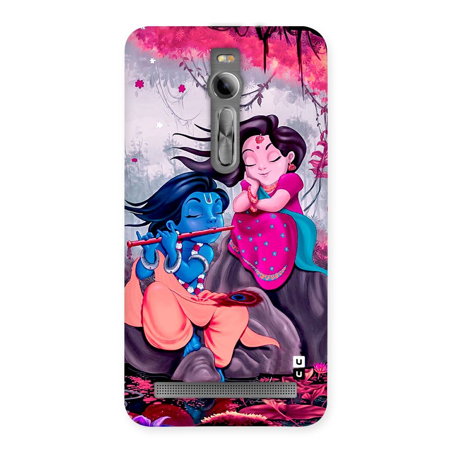 Cute Radha Krishna Back Case for Zenfone 2