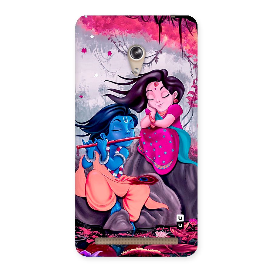 Cute Radha Krishna Back Case for Zenfone 6