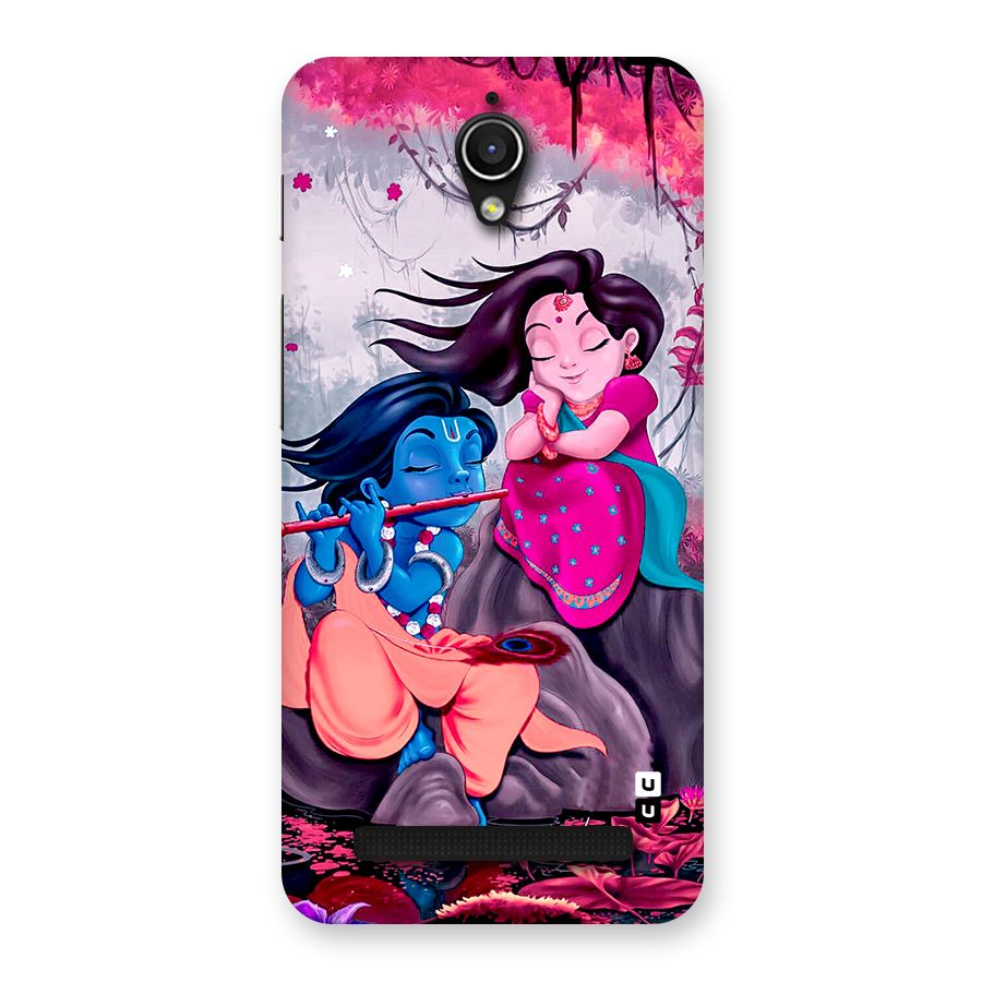 Cute Radha Krishna Back Case for Zenfone Go