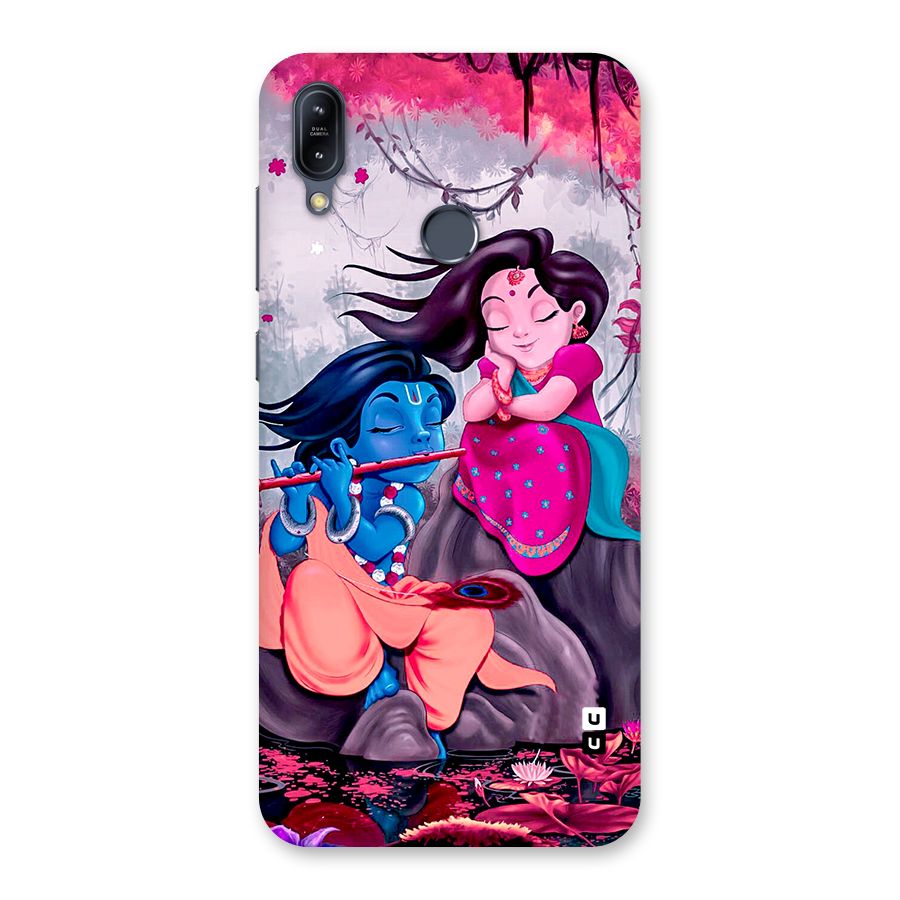 Cute Radha Krishna Back Case for Zenfone Max M2