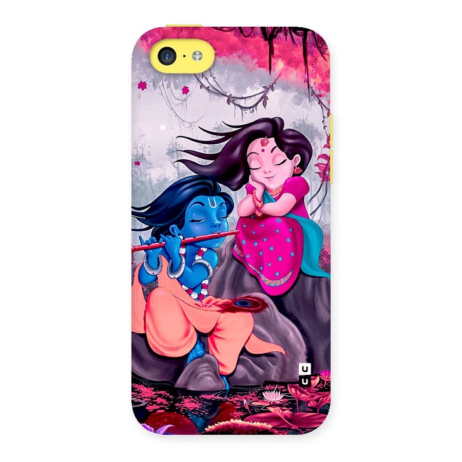 Cute Radha Krishna Back Case for iPhone 5C