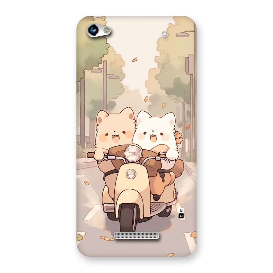 Cute Riders Back Case for Canvas Hue 2 A316