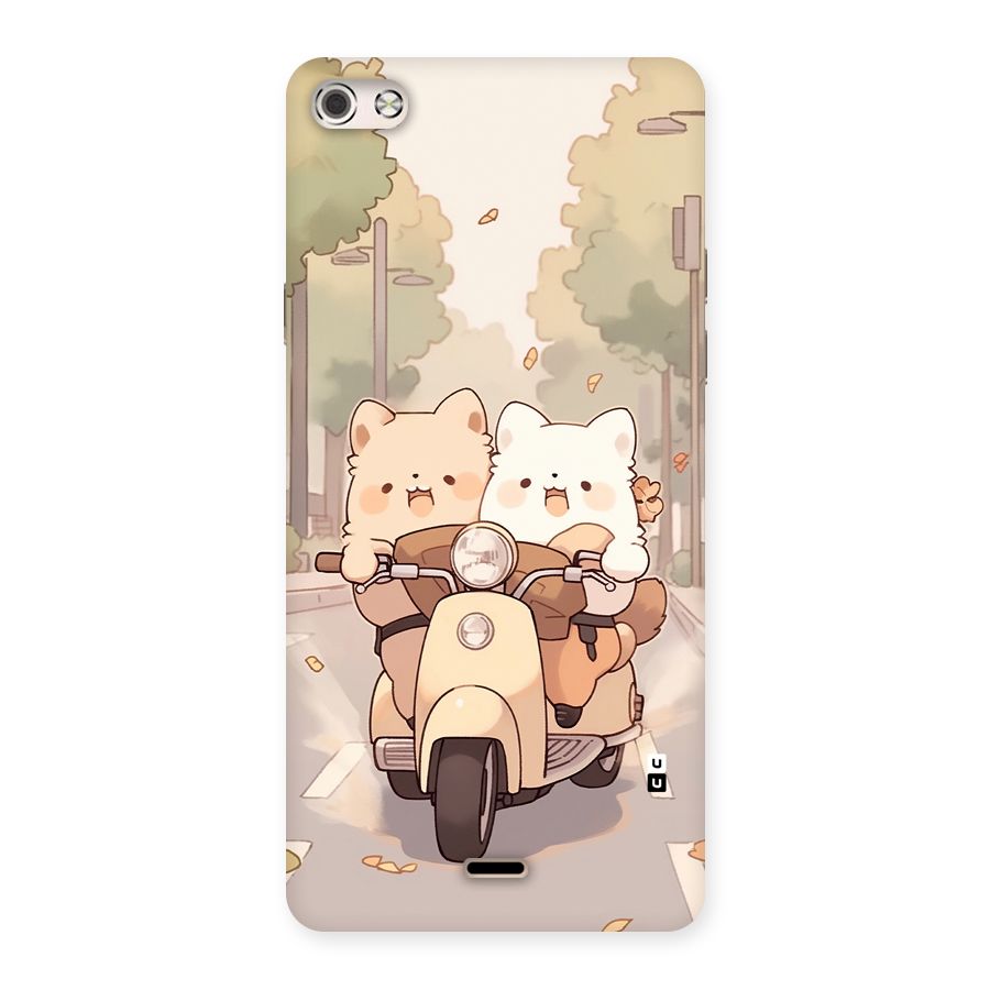 Cute Riders Back Case for Canvas Silver 5