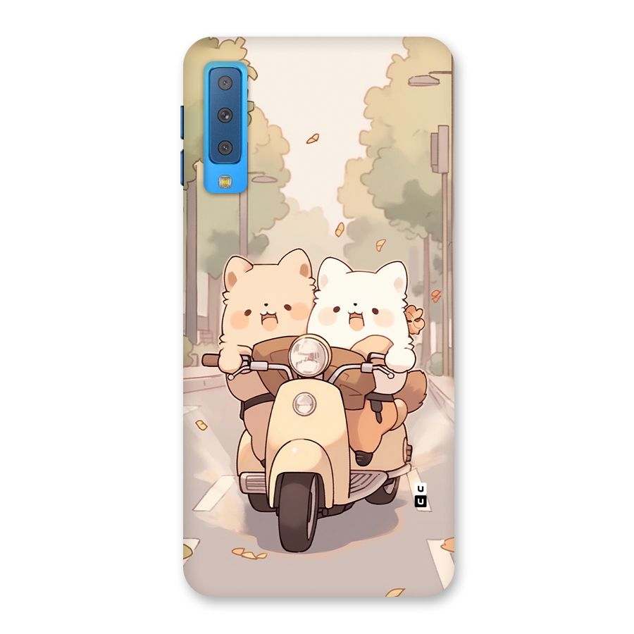 Cute Riders Back Case for Galaxy A7 (2018)