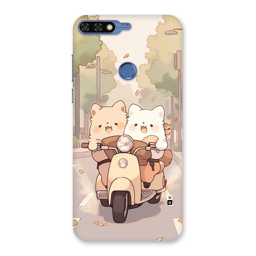 Cute Riders Back Case for Honor 7C