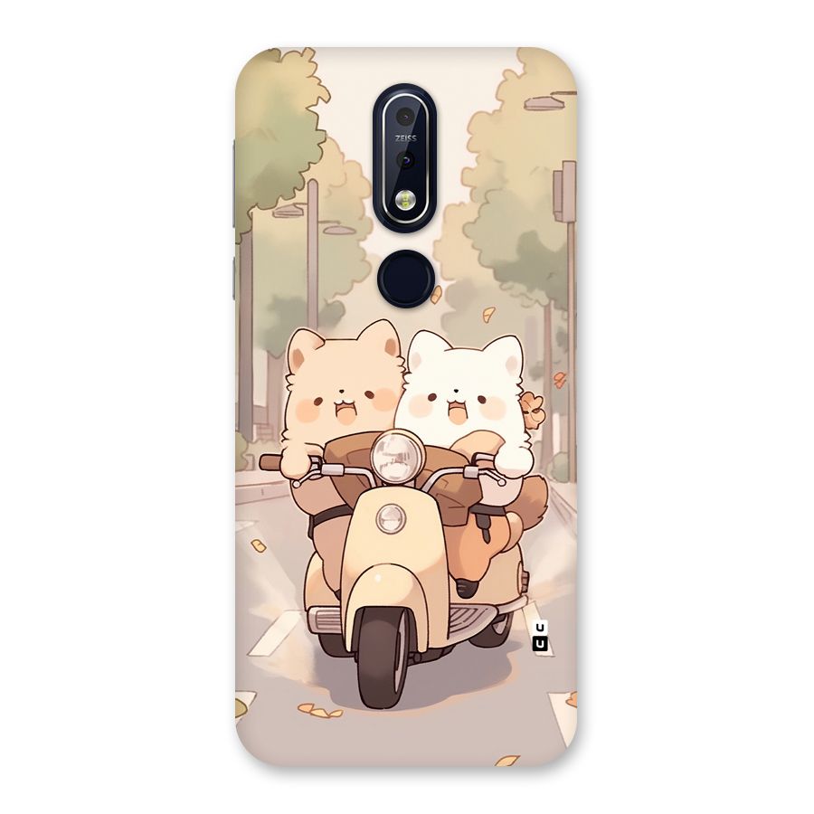 Cute Riders Back Case for Nokia 7.1