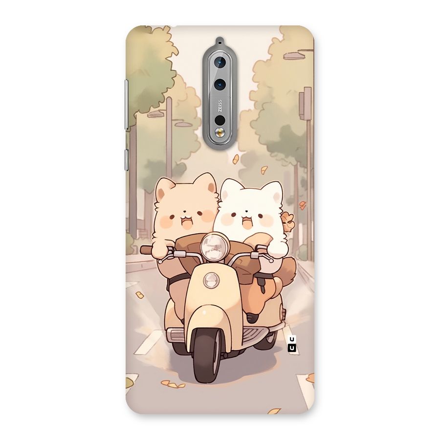Cute Riders Back Case for Nokia 8