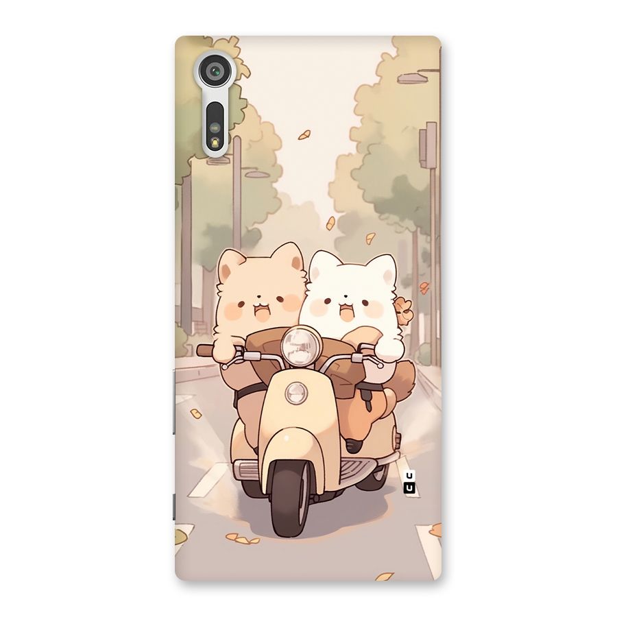 Cute Riders Back Case for Xperia XZ