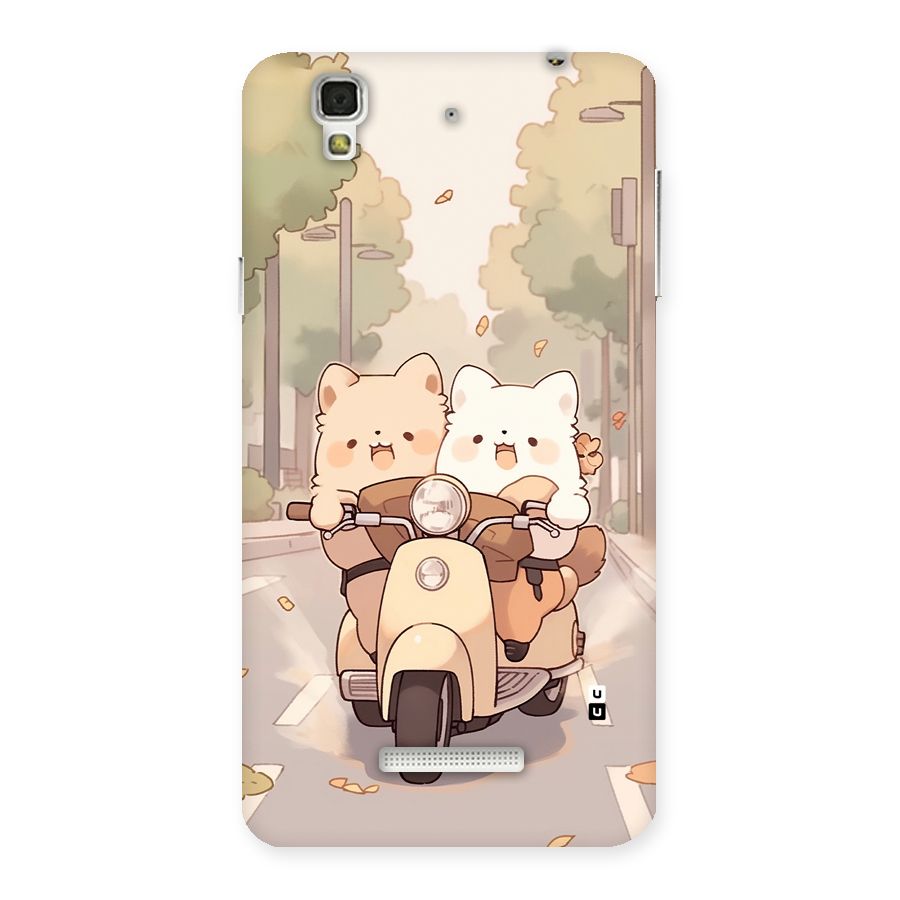 Cute Riders Back Case for Yureka