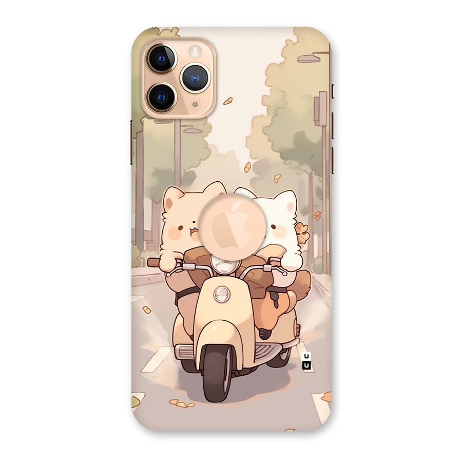 Cute Riders Back Case for iPhone 11 Pro Max Logo Cut