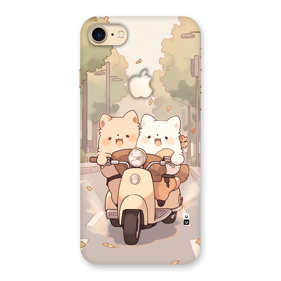 Cute Riders Back Case for iPhone 7 Apple Cut