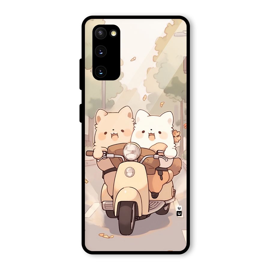 Cute Riders Glass Back Case for Galaxy S20 FE