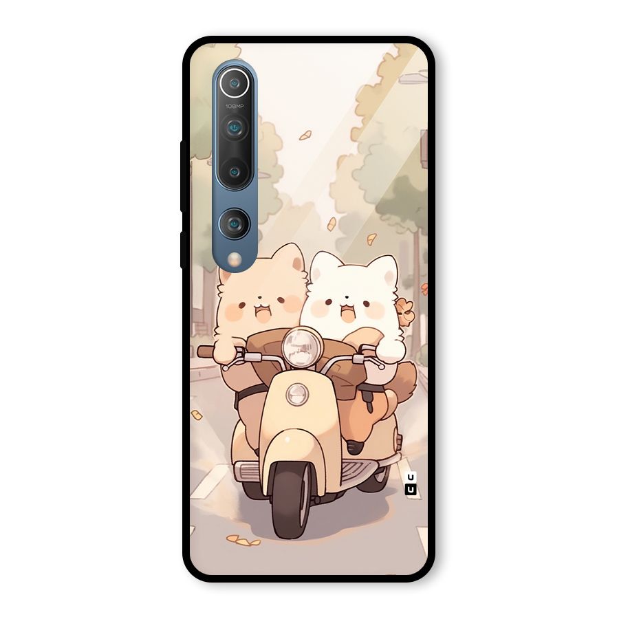 Cute Riders Glass Back Case for Mi 10