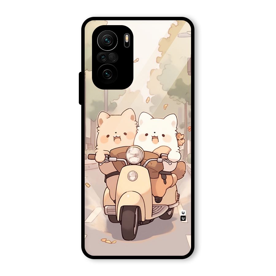 Cute Riders Glass Back Case for Mi 11X Pro