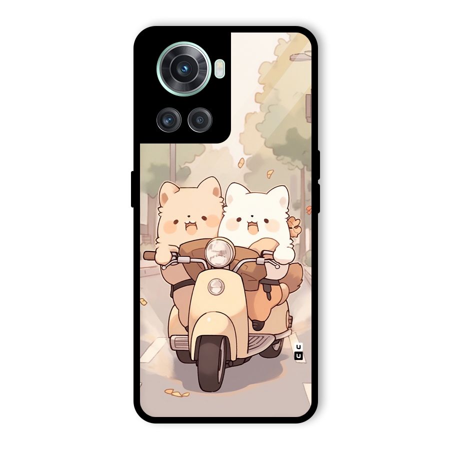 Cute Riders Glass Back Case for OnePlus 10R