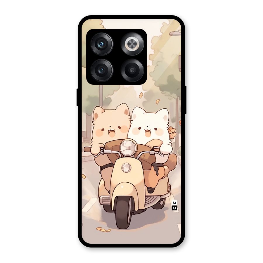 Cute Riders Glass Back Case for OnePlus 10T