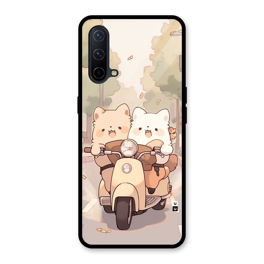 Cute Riders Glass Back Case for OnePlus Nord CE 5G