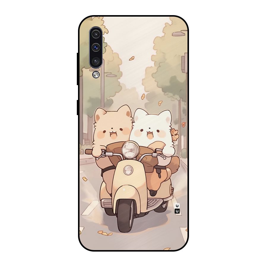 Cute Riders Metal Back Case for Galaxy A50s