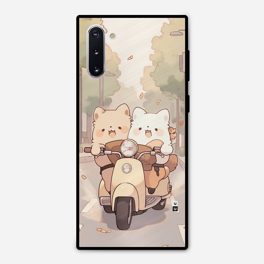 Cute Riders Metal Back Case for Galaxy Note 10