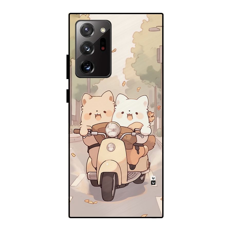 Cute Riders Metal Back Case for Galaxy Note 20 Ultra 5G