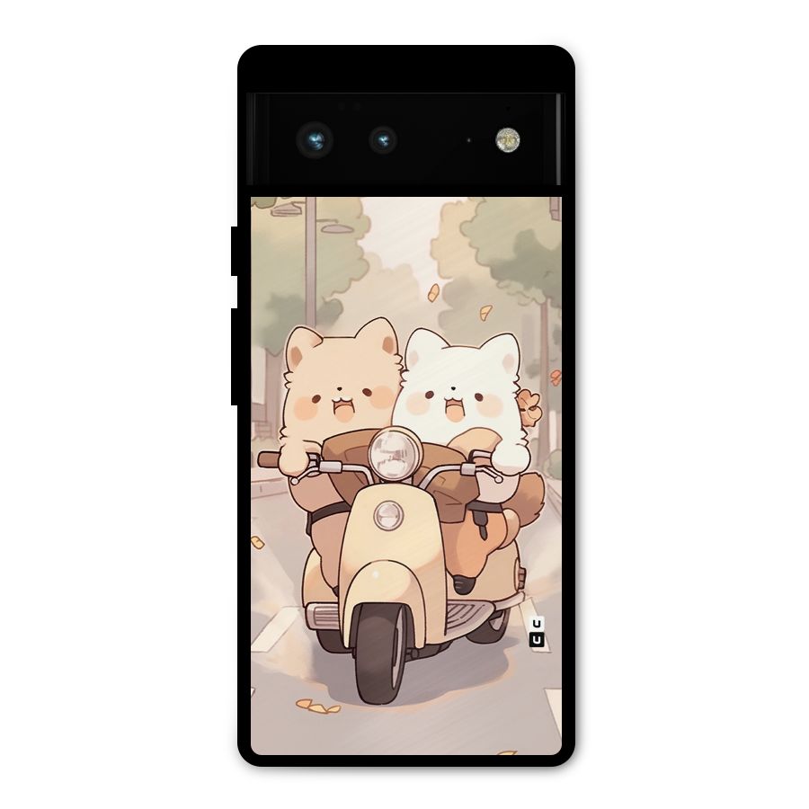 Cute Riders Metal Back Case for Google Pixel 6