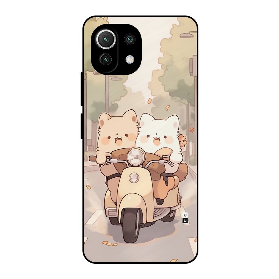 Cute Riders Metal Back Case for Mi 11 Lite