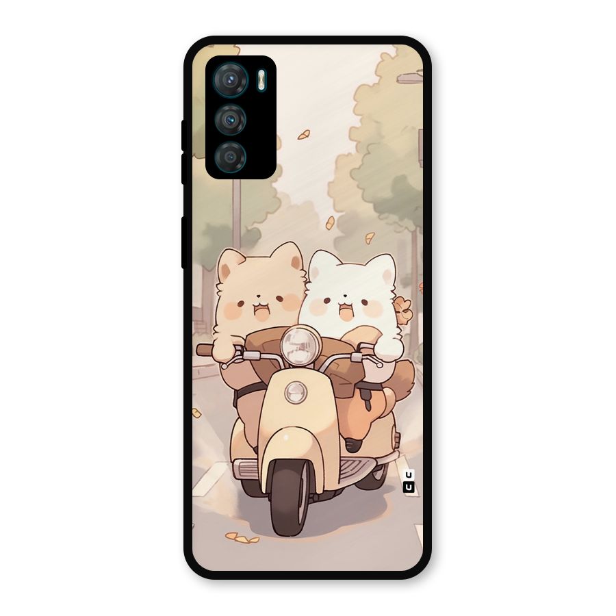 Cute Riders Metal Back Case for Moto G42