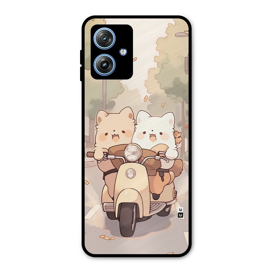 Cute Riders Metal Back Case for Moto G54