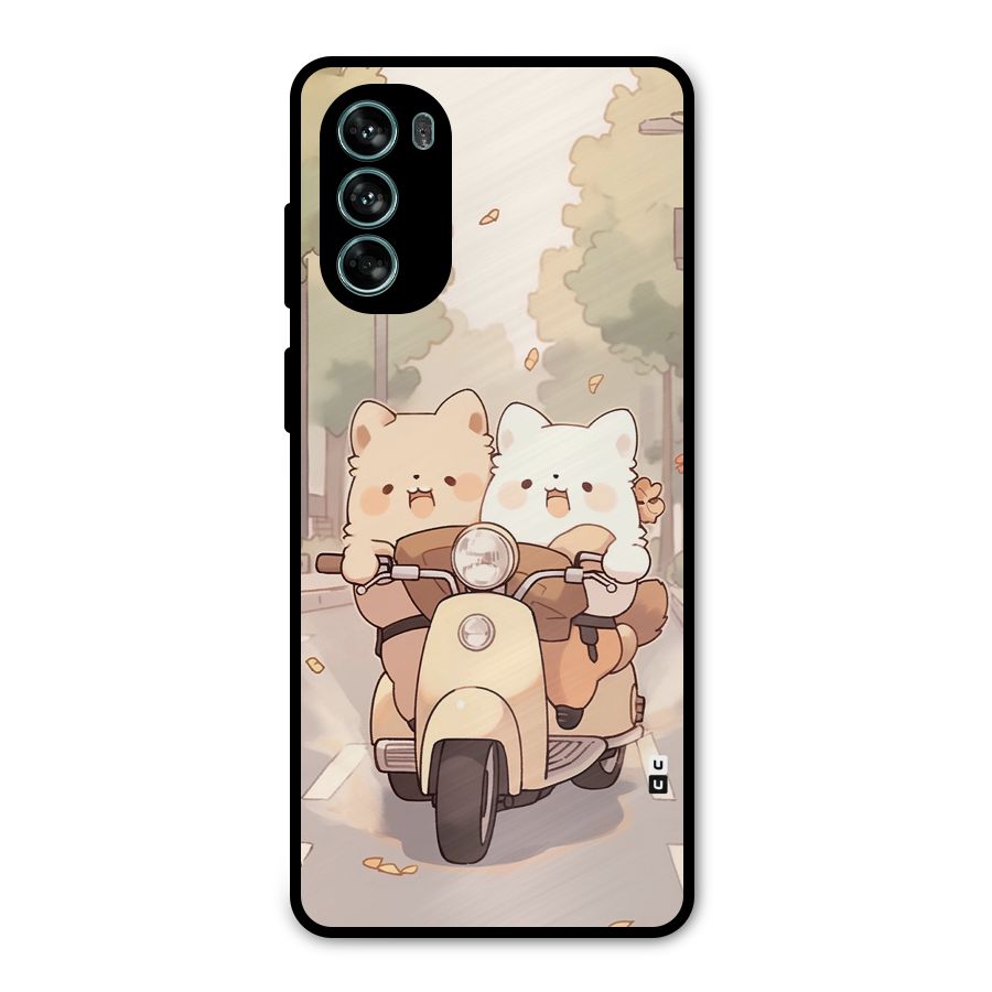 Cute Riders Metal Back Case for Moto G62