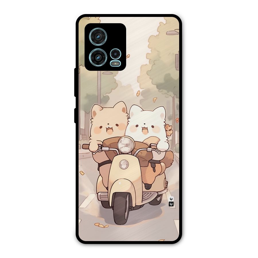 Cute Riders Metal Back Case for Moto G72