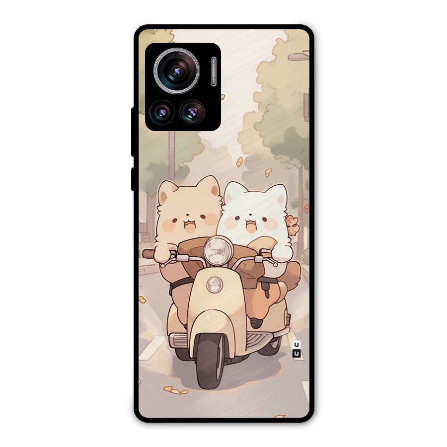 Cute Riders Metal Back Case for Motorola Edge 30 Ultra