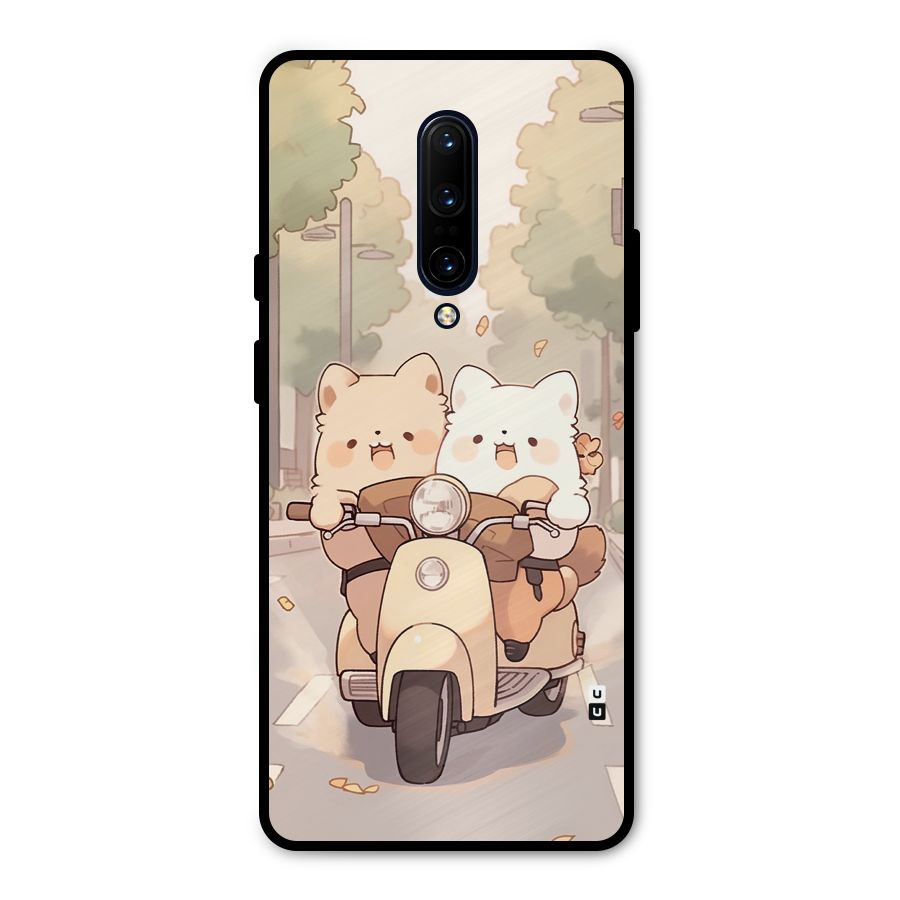 Cute Riders Metal Back Case for OnePlus 7 Pro