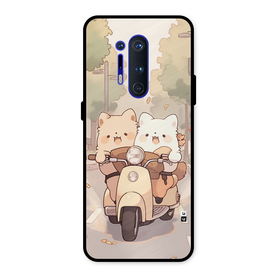 Cute Riders Metal Back Case for OnePlus 8 Pro