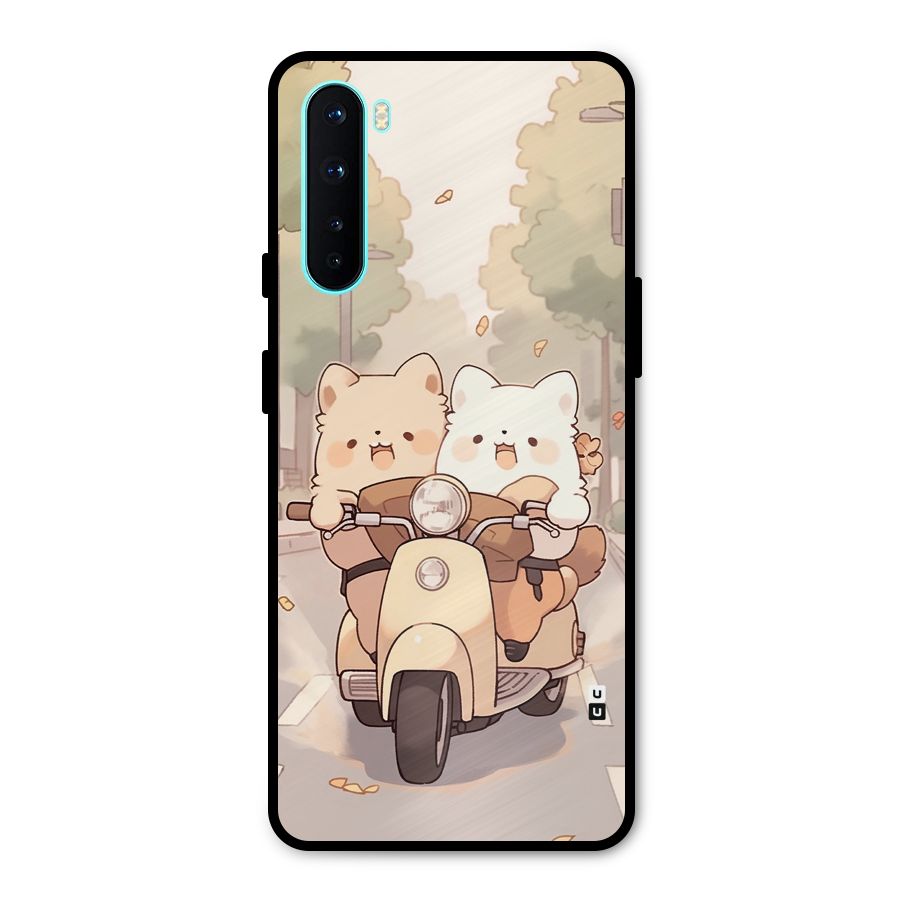 Cute Riders Metal Back Case for OnePlus Nord