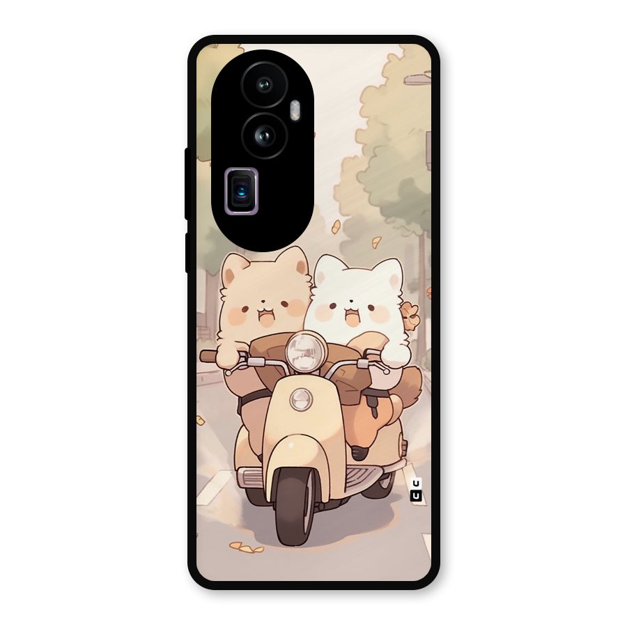 Cute Riders Metal Back Case for Oppo Reno10 Pro Plus