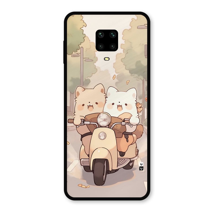 Cute Riders Metal Back Case for Poco M2 Pro