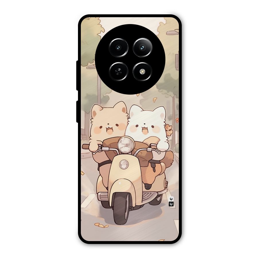 Cute Riders Metal Back Case for Realme 12 5G