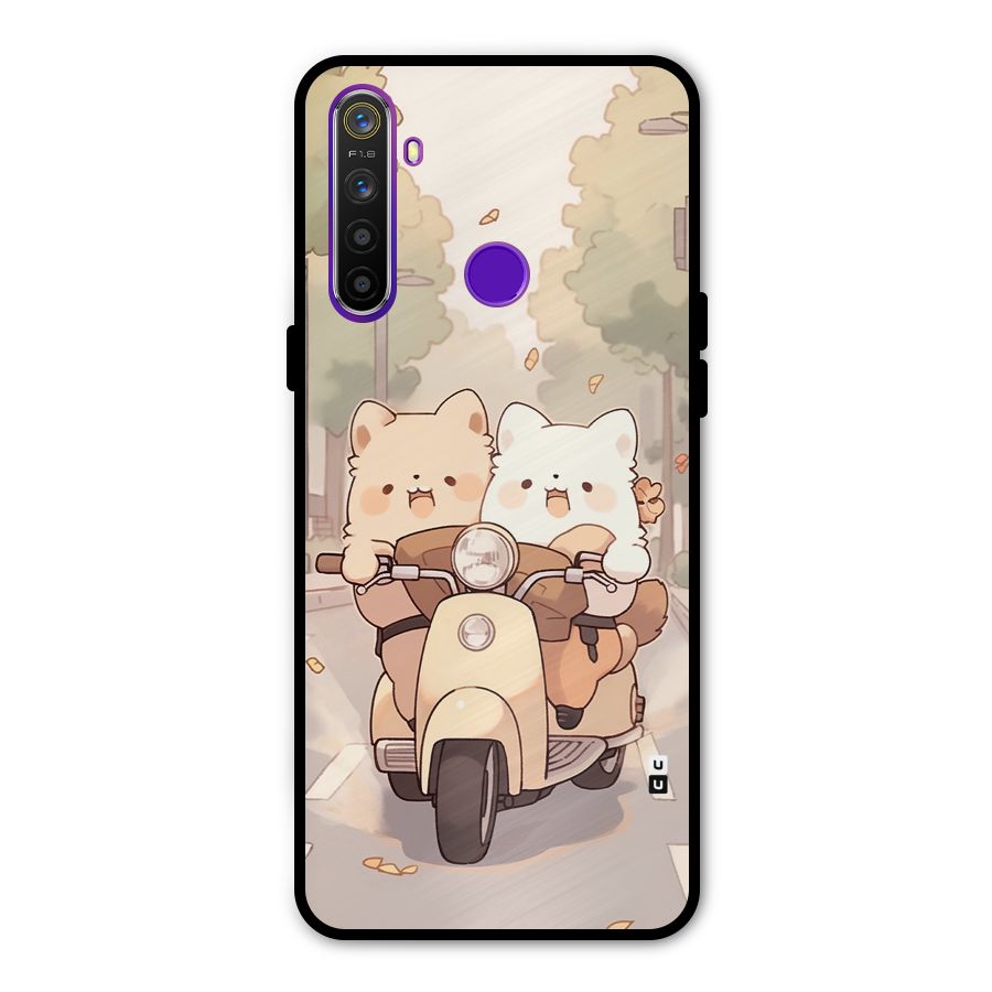 Cute Riders Metal Back Case for Realme 5