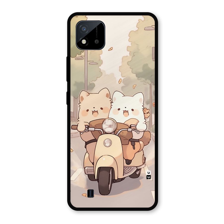 Cute Riders Metal Back Case for Realme C11 2021