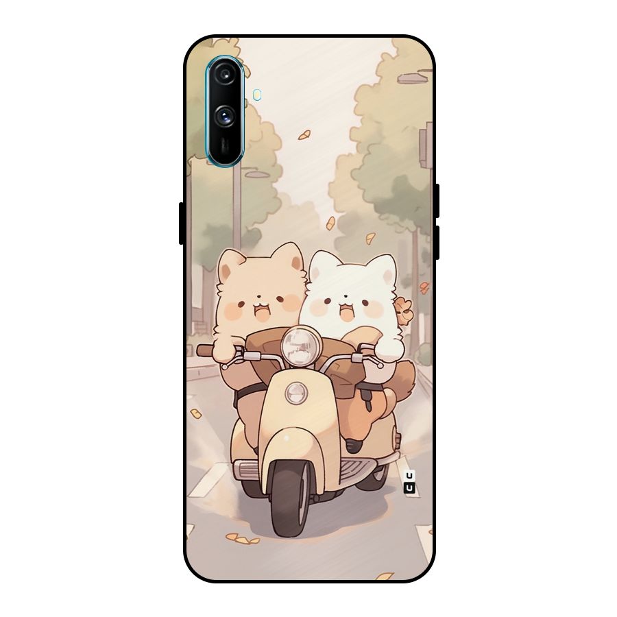 Cute Riders Metal Back Case for Realme C3