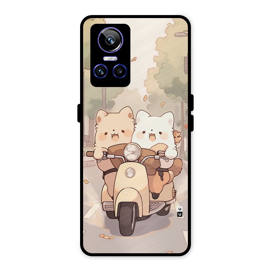 Cute Riders Metal Back Case for Realme GT Neo 3