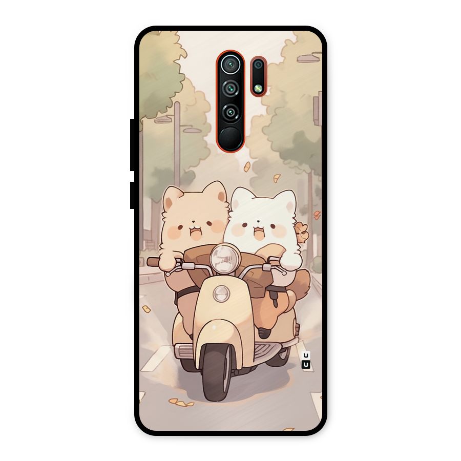 Cute Riders Metal Back Case for Redmi 9 Prime