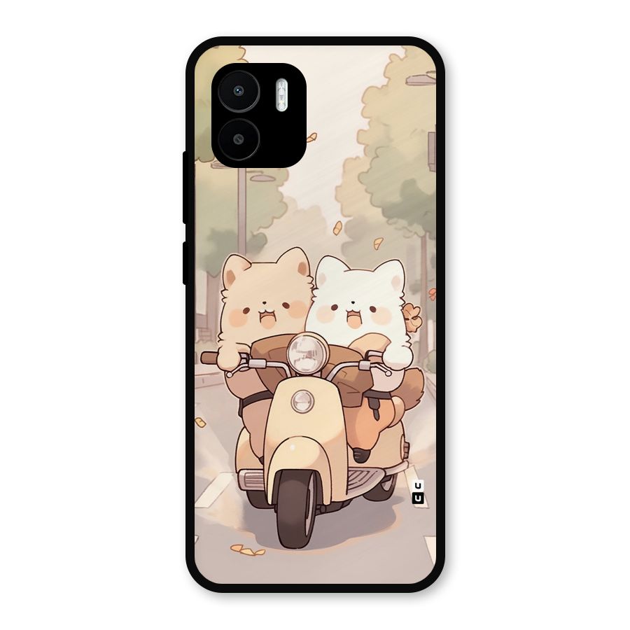 Cute Riders Metal Back Case for Redmi A1